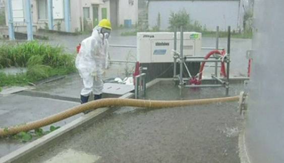 จนท.โรงไฟฟ้านิวเคลียร์ฟุกุชิมะ ยันไม่ได้ปล่อยน้ำฝนเปื้อนสารกว่าพันตันลงทะเล