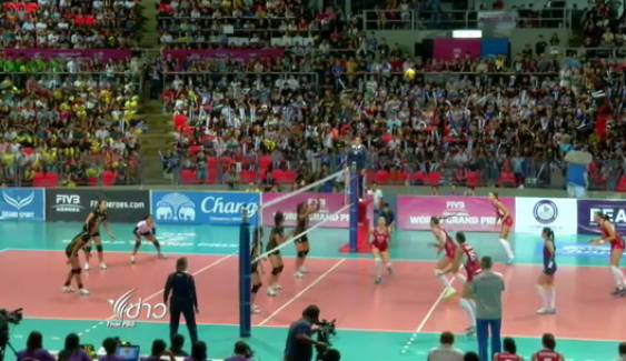 วอลเลย์บอลหญิงทีมชาติไทยแพ้"รัสเซีย" 2-3 เซต ส่งท้ายศึกเวิลด์กรังด์ปรีซ์