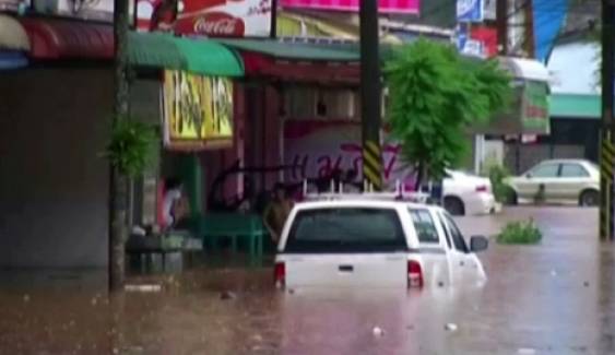 เกิดเหตุน้ำป่าไหลท่วมบ้านเรือนกลางดึกในจังหวัดพังงา