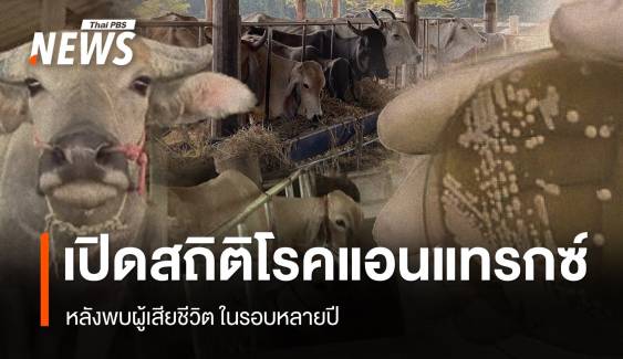 เปิดสถิติโรคแอนแทรกซ์ในไทย  หลังพบผู้ป่วยในรอบหลายปี 