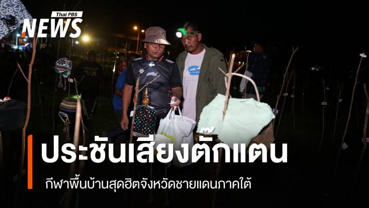 สงขลาจัดแข่งขันประชันเสียงตั๊กแตน ชิงรางวัลวัว-เครื่องตัดหญ้า