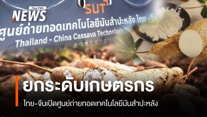 ไทย–จีนเปิดศูนย์ถ่ายทอดเทคโนโลยีมันสำปะหลัง ยกระดับโคราชสู่เมืองนวัตกรรมเกษตรครบวงจร