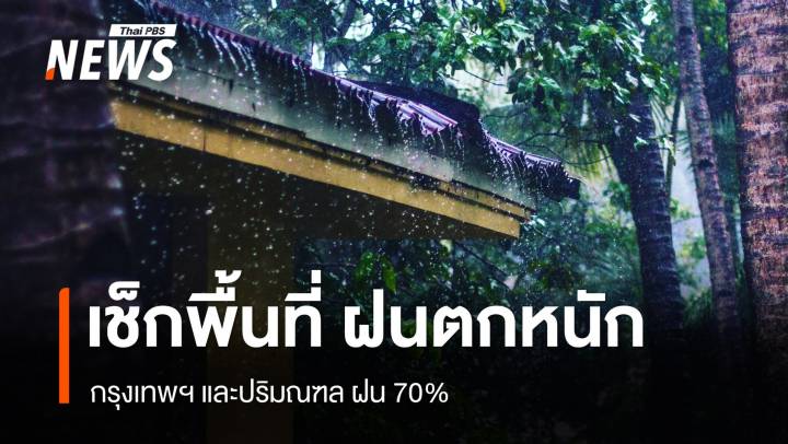 สภาพอากาศวันนี้ ทั่วไทยมีฝน เช็กพื้นที่ฝนตกหนัก