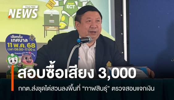 กกต.สั่งชุดไต่สวนตรวจสอบซื้อเสียง "กาฬสินธุ์" หัวละ 3,000 บาท