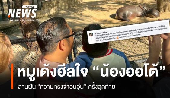 หมูเด้งฮีลใจ "น้องออโต้" สานฝันความทรงจำอบอุ่นครั้งสุดท้าย