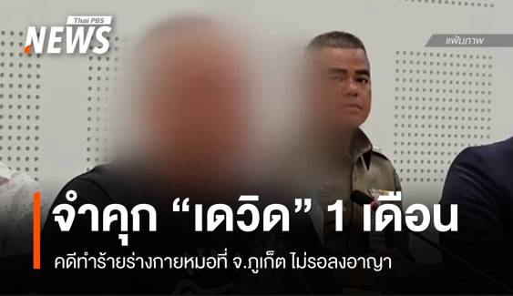 ศาลสั่งจำคุก "เดวิด" 1 เดือนไม่รอลงอาญา คดีทำร้ายหมอ