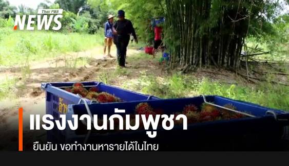 แรงงานกัมพูชา ยืนยันขอทำงานหารายได้ในไทย 