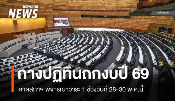 กางปฏิทินถกงบประมาณปี 2569 วงเงิน 3.78 ล้านล้านบาท