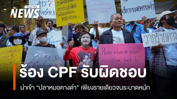 เรียกร้อง CPF รับผิดชอบปลาหมอคางดำระบาด