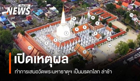 เปิดเหตุผลความล่าช้า กว่า วัดพระมหาธาตุฯ" จะถูกเสนอเป็น "มรดกโลก"