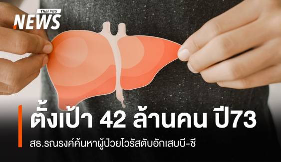 สธ.คัดกรองผู้ป่วยไวรัสตับอักเสบ ตั้งเป้าทะลุ 42 ล้านคนในปี 2573