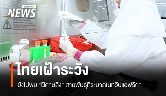 ไทยยังไม่พบเชื้อ "ฝีดาษลิง" สายพันธุ์ที่ระบาดในทวีปแอฟริกา 