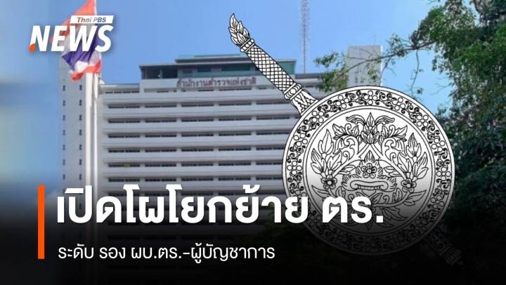 เปิดโผโยกย้ายตำรวจ 2567 ระดับ รอง ผบ.ตร.-ผู้บัญชาการ 