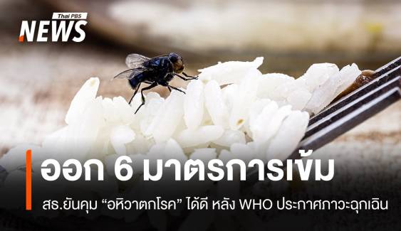 สธ.ยันคุม "อหิวาตกโรค" ได้หลัง WHO ประกาศภาวะฉุกเฉิน