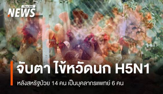 สธ.จับตา "ไข้หวัดนก H5N1" หลังสหรัฐป่วย 14 คน เป็นบุคลากรแพทย์ 6 คน