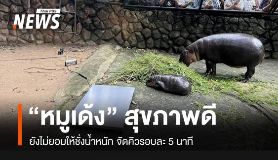 สยบดรามา "หมูเด้ง" โชว์หารายได้ สุขภาพดี-ไม่ยอมชั่งน้ำหนัก