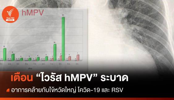 "หมอมนูญ" เตือน "ไวรัส hMPV" ระบาด อาการคล้าย "ไข้หวัดใหญ่ - โควิด - RSV"