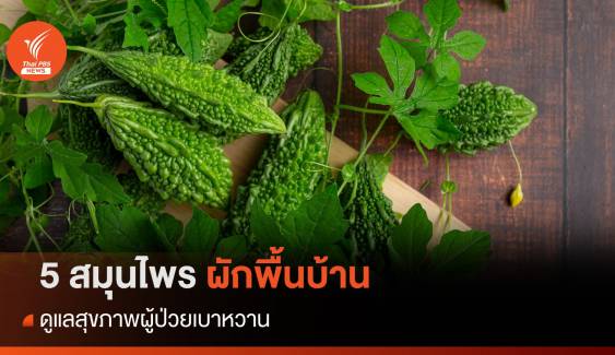 5 สมุนไพรผักพื้นบ้าน 1 ตำรับยาไทย พิชิตเบาหวาน