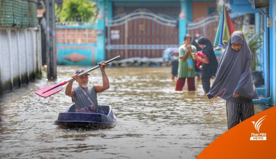 น้ำท่วมนนทบุรี ชุมชนท่าอิฐเดือดร้อน 500 ครัวเรือน