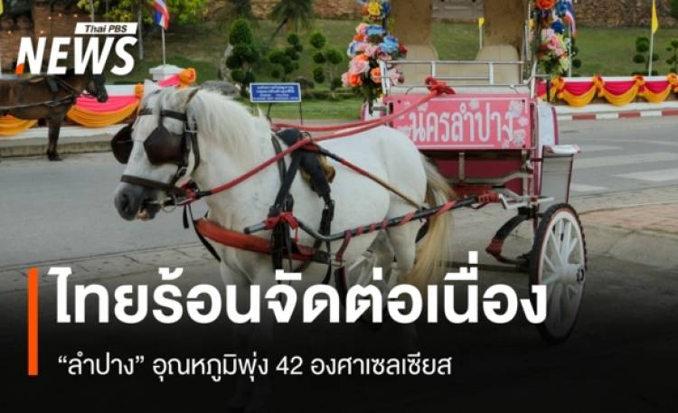 สภาพอากาศวันนี้ ไทยร้อนจัดต่อเนื่อง 