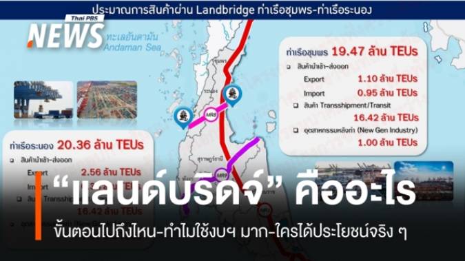 “โครงการแลนด์บริดจ์” คืออะไร