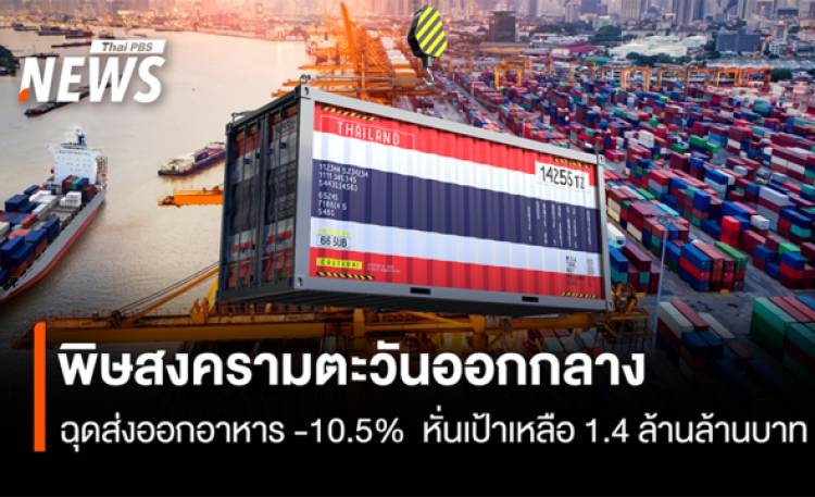 พิษสงครามตะวันออกกลาง  ฉุดส่งออกอาหาร-10.5%  ส.อ.ท.หั่นเป้าเหลือ1.4 ล้านล้านบาท