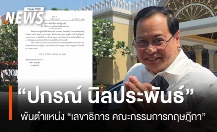 ประกาศสำนักนายกฯให้  