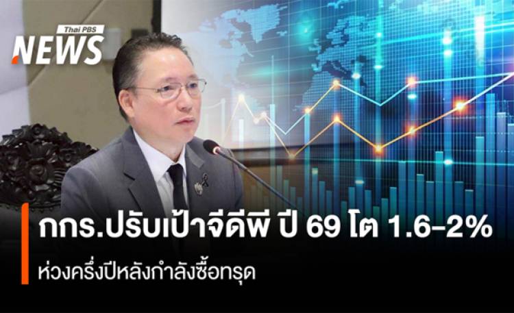 กกร.ปรับเป้าจีดีพีปี69 โต 2% ห่วงครึ่งปีหลังกำลังซ