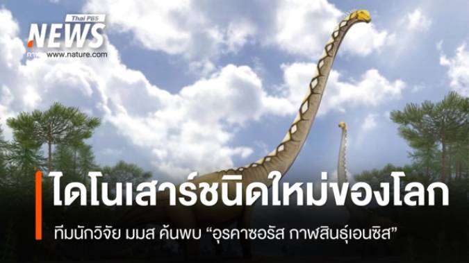ค้นพบไดโนเสาร์คอยาวชนิดใหม่ของโลก "อุรคาซอรัส กาฬสินธุ์เอนซิส"