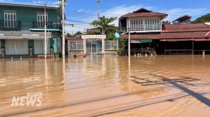 น้ำแม่กลองระบาย 2,227 ลบ.ม./วินาที สมุทรสงคราม ประกาศ 3 อำเภอประสบอุทกภัย