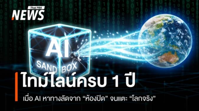 สรุปเหตุการณ์ครบ 1 ปีเมื่อ AI หาทางลัดจาก "ห้องปิด" จน "แตะโลกจริง"
