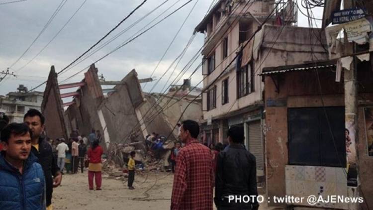 เกิดเหตุแผ่นดินไหวในเนปาล หนักสุดในรอบ 80 ปี