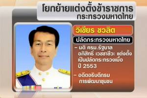 ก.มหาดไทยปรับโยก "วิเชียร" ช่วยราชการสำนักนายกฯ