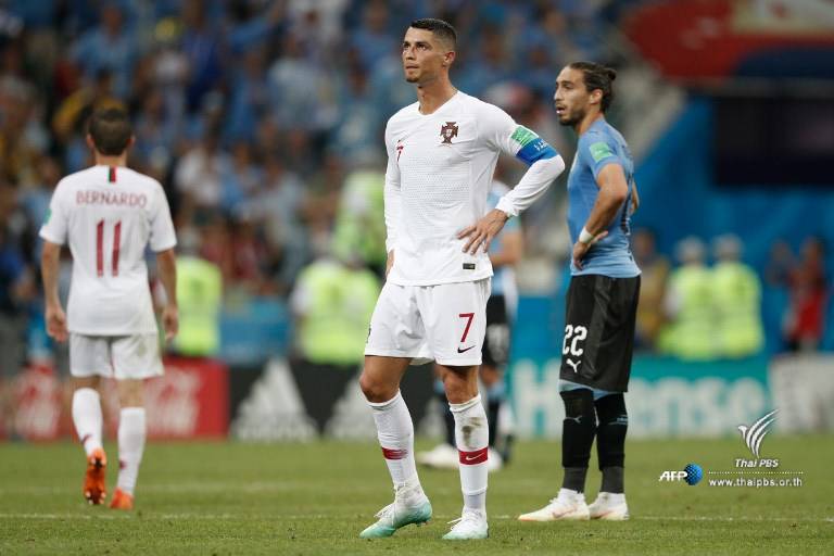 30 มิ.ย.2561 ฟุตบอลโลก 2018 รอบ 16 ทีมสุดท้าย คู่ที่ 2 อุรุกวัย ชนะ โปรตุเกส 2-1 