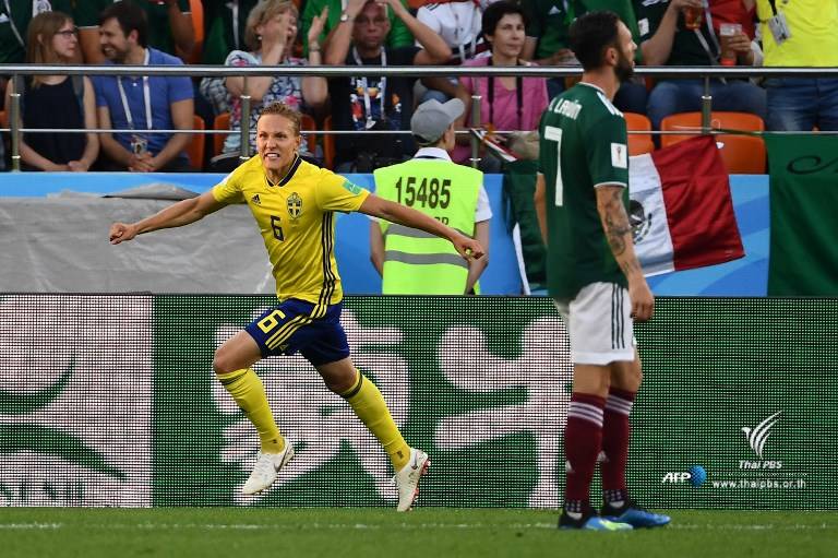 27 มิ.ย.2561 ฟุตบอลโลก 2018 กลุ่มเอฟ นัดที่ 3 เม็กซิโก แพ้ สวีเดน 0-3 
