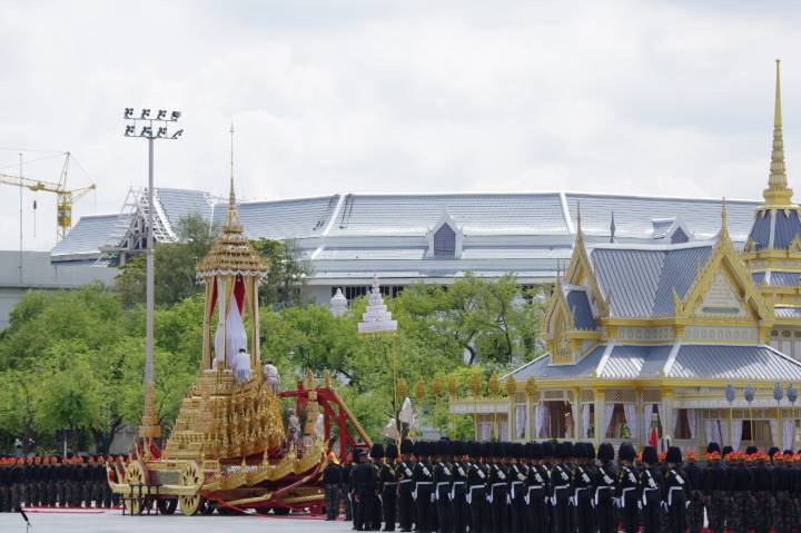 การซ้อมริ้วขบวนพระบรมราชอิสริยยศ เป็นไปอย่างสมพระเกียรติ