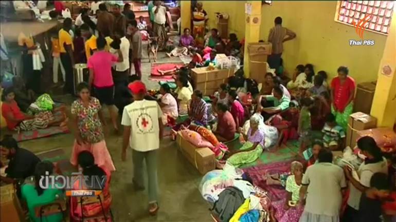 ประชาชนกรุงโคลอมโบ ประมาณ 2 แสนคนไร้ที่อยู่อาศัย ทำให้ทางการต้องเร่งส่งความช่วยเหลือไปให้กับผู้ประสบภัยอย่างเร่งด่วน 