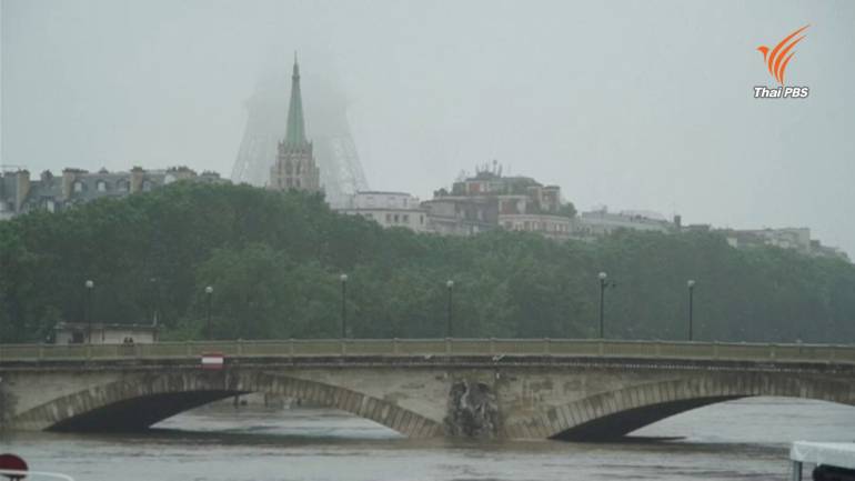 น้่ำท่วมในกรุงปารีส ประเทศฝรั่งเศส (2)