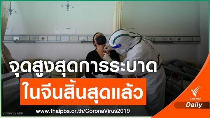 จีนประกาศ "จุดสูงสุด" การระบาดCOVID-19 ในประเทศสิ้นสุดแล้ว 