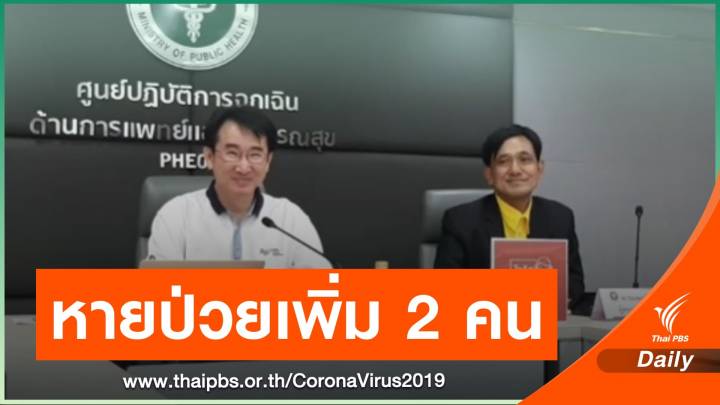 ไทยป่วย COVID-19 คงเดิม 50 คน สธ.วอนอย่าตีตราผู้ติดเชื้อ