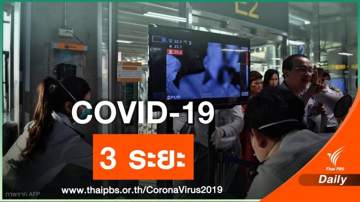 สถานการณ์  COVID-19 ถ้าจะเข้าระยะ 3 ดูจากอะไร