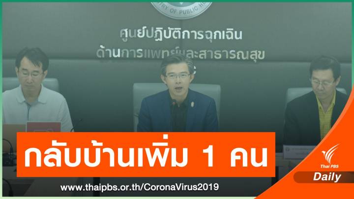 กลับบ้านแล้ว คนไทยจากอู่ฮั่นหายป่วย COVID-19