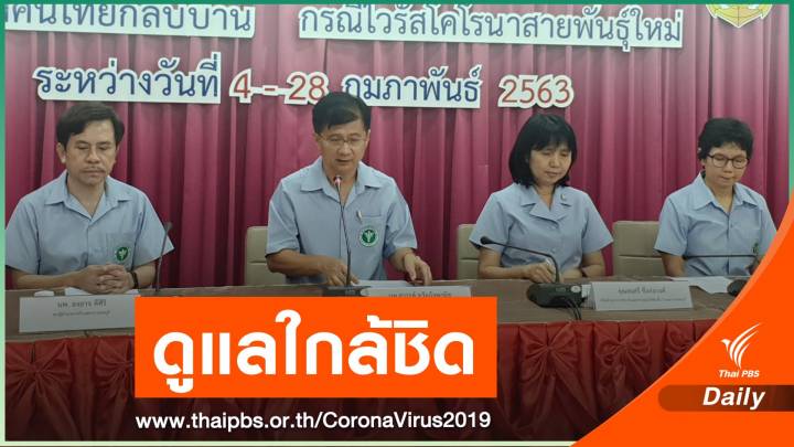 เตรียมตรวจ COVID-19 คนไทยจากอู่ฮั่นซ้ำ ก่อนกลับบ้าน 19 ก.พ.นี้ 