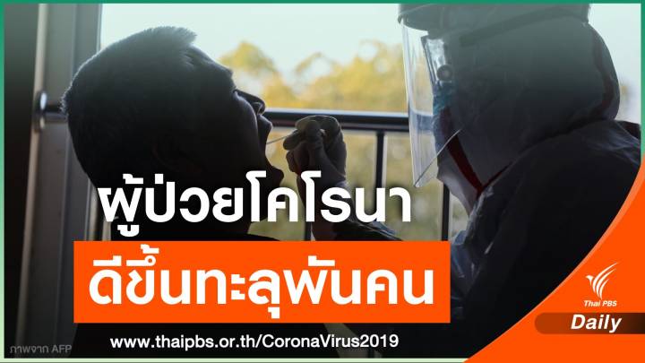 ผู้ติดเชื้อโคโรนาทั่วโลกอาการดีขึ้นทะลุ 1,000 คน