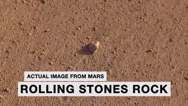 ภาพถ่ายก้อนหิน Rolling Stones Rock จากยานสำรวจ