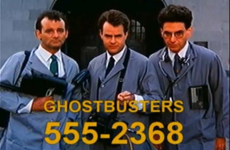 ภาพยนตร์ Ghostbusters กับเบอร์โทรปราบผี 555