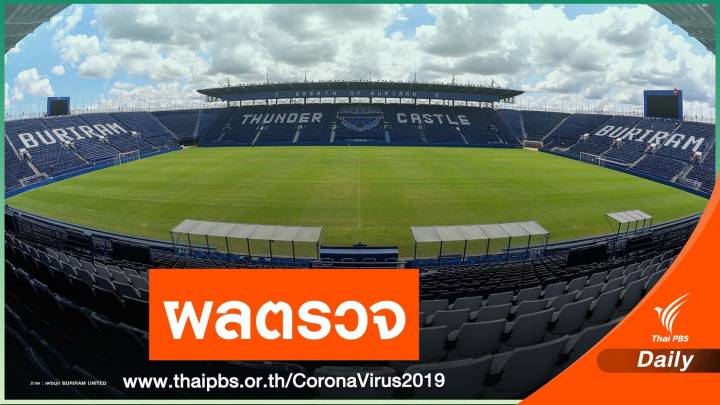  147 คนสัมผัสนักบอลทีมบุรีรัมย์ไม่ติด COVID-19