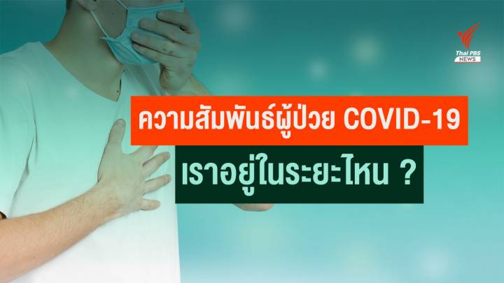 สำรวจความสัมพันธ์ผู้ป่วย COVID-19 เราอยู่ในระยะไหน?  