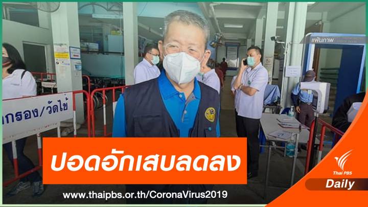ผู้ว่าฯ สมุทรสาคร ปอดอับเสบ-ติดเชื้อลดลง