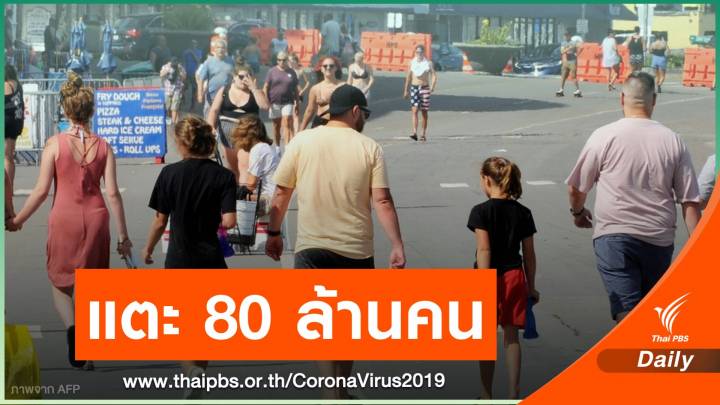 ทั่วโลกติดเชื้อ COVID-19 แตะ 80 ล้านคน 